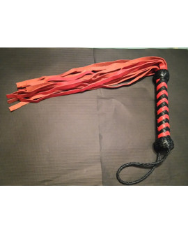 CHICOTE VERMELHO E PRETO