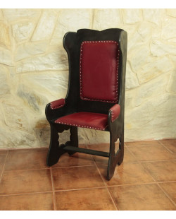 TRONO VERMELHO E PRETO