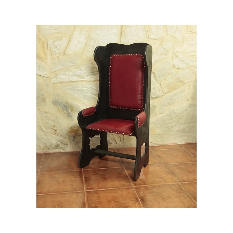 TRONO VERMELHO E PRETO